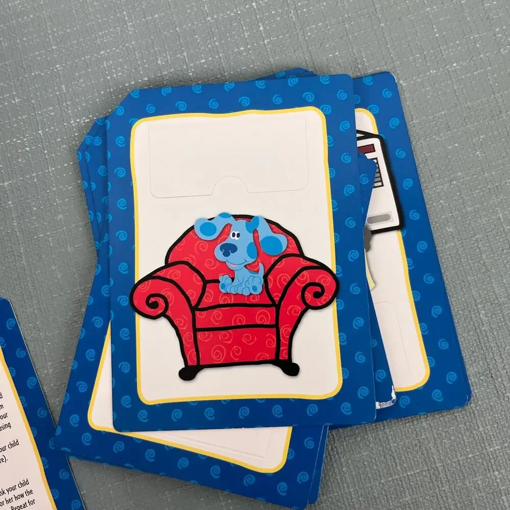 Vintage Blue Clues In My House First Words Flashcards Set 2003 Viacom Nick Jr
